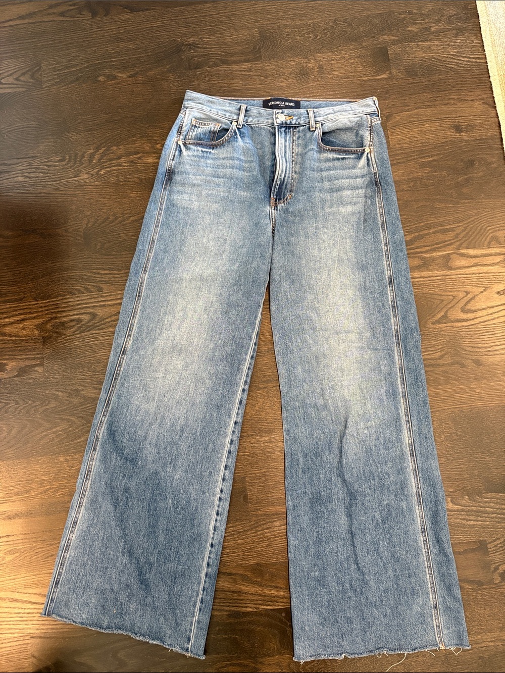 Veronica Beard Kacey wide leg jean- size 30